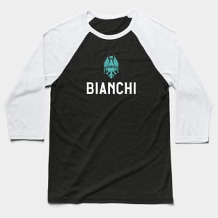 Bianchi Bike Potrait Logo Baseball T-Shirt